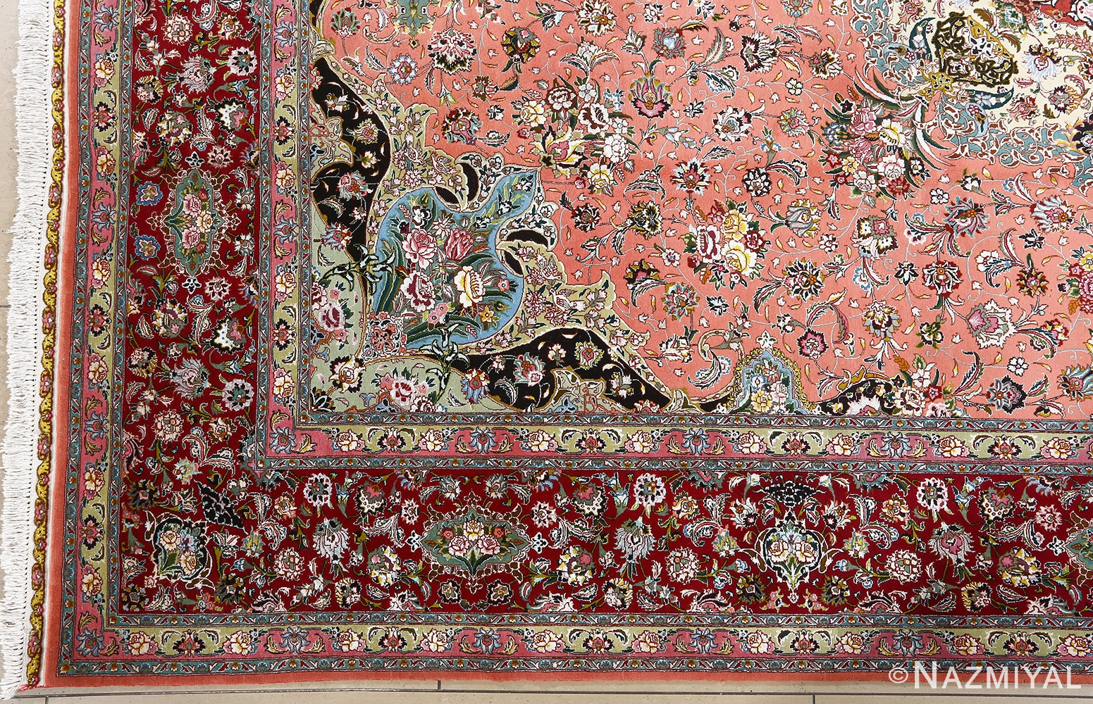 fine pournami vintage tabriz persian rug 51025 nazmiyal corner