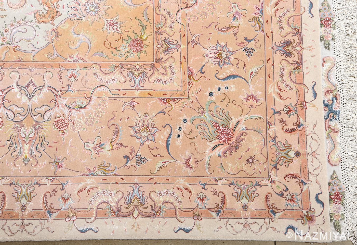 fine shirfar vintage tabriz persian rug 51029 nazmiyal corner