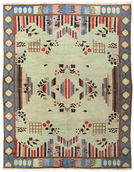 Vintage Art Deco Indian Rug, Nazmiyal Vintage Art Deco Indian Rug, Nazmiyal