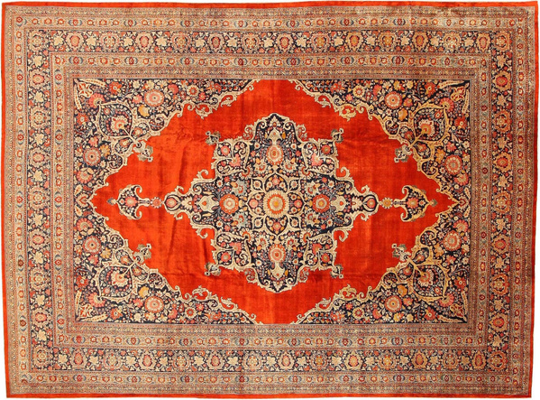 Antique Persian Silk Tabriz Haji Jalili Rug, Nazmiyal Antique Persian Silk Tabriz Haji Jalili Rug, Nazmiyal