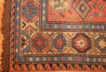 antique dragon soumak caucasian rug 48925 corner Nazmiyal