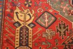 Detailed Image Of Antique Dragon Soumak Caucasian Rug #48925 by Nazmiyal Antique Rugs