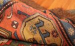 antique dragon soumak caucasian rug 48925 pile Nazmiyal