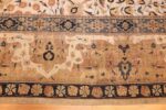 antique ivory agra indian rug 49217 border Nazmiyal