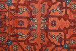 antique ivory background sarouk farhan persian rug 51094 center Nazmiyal