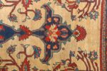 antique ivory background sarouk farhan persian rug 51094 top Nazmiyal
