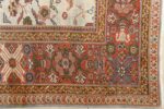 antique ivory background sultanabad persian rug 51101 corner Nazmiyal