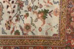antique ivory background sultanabad persian rug 51101 design Nazmiyal
