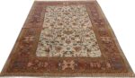antique ivory background sultanabad persian rug 51101 full Nazmiyal