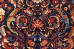 antique navy sultanabad persian rug 51096 scrolls Nazmiyal