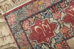 antique pictorial kerman persian rug 51099 weave Nazmiyal