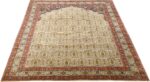 antique prayer design tabriz persian rug 51111 full Nazmiyal
