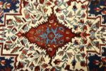 antique red background sarouk farahan persian rug 51095 middle Nazmiyal
