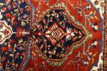 antique red background sarouk farahan persian rug 51095 top Nazmiyal
