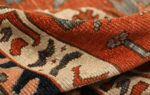 antique serapi persian rug 49273 pile Nazmiyal