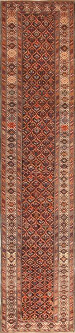 antique shirvan caucasian rug runner 49259 Nazmiyal