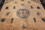 antique taupe background chinese rug 49235 field Nazmiyal