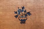 antique taupe background chinese rug 49235 vase Nazmiyal