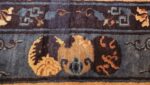 antique taupe background chinese rug 49235 yinyang Nazmiyal