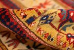 antique tribal kuba caucasian rug runner 49253 pile Nazmiyal