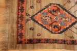 camel hair antique bakshaish runner rug 49277 corner Nazmiyal