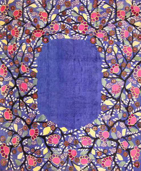 Edouard Benedictus French Art Deco Rug, Nazmiyal Edouard Benedictus French Art Deco Rug, Nazmiyal
