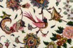 fine animal motif vintage tabriz persian rug 51073 bird Nazmiyal