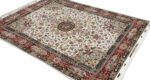 fine animal motif vintage tabriz persian rug 51073 side Nazmiyal