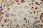 fine ivory vintage tabriz persian rug 51110 scrolls Nazmiyal