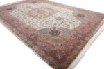 fine large vintage tabriz persian rug 51068 side white Nazmiyal