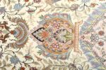 fine pictorial vintage tabriz persian rug 51070 peony Nazmiyal