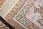 fine pictorial vintage tabriz persian rug 51070 weave