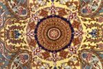 fine pictorial vintage tabriz persian rug 51074 center Nazmiyal