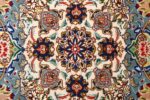 fine vintage floral tabriz persian rug 51106 center Nazmiyal