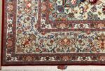 fine vintage floral tabriz persian rug 51106 corner Nazmiyal