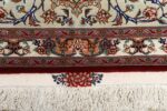 fine vintage floral tabriz persian rug 51106 fringes Nazmiyal