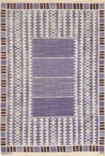 geometric vintage scandinavian swedish kilim by marta maas 49268 Nazmiyal