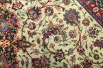 green background vintage tabriz persian rug 51109 field Nazmiyal