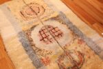 leen kaisa designed vintage rya scandinavian rug 49261 side Nazmiyal