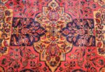 oversized antique kashan persian rug 49231 blue Nazmiyal