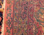 oversized antique kashan persian rug 49231 weave Nazmiyal