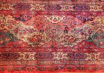 oversized antique kashan persian rug 49231 writing Nazmiyal