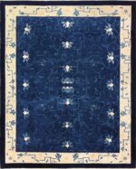 room size antique blue chinese rug 49272 Nazmiyal