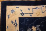 room size antique blue chinese rug 49272 corner Nazmiyal