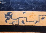 room size antique blue chinese rug 49272 dragon Nazmiyal