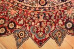 round antique khorassan persian rug 49255 banks Nazmiyal