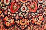 round antique khorassan persian rug 49255 flowers Nazmiyal