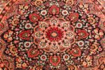 round antique khorassan persian rug 49255 middle Nazmiyal