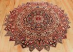 round antique khorassan persian rug 49255 whole Nazmiyal