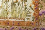 silk floral vintage tabriz persian rug 51114 flowers Nazmiyal